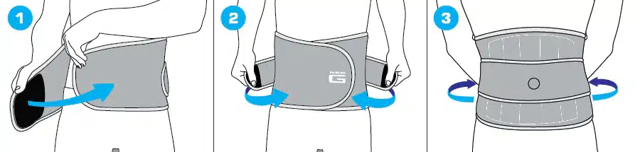 Back Brace With Stays How to Apply