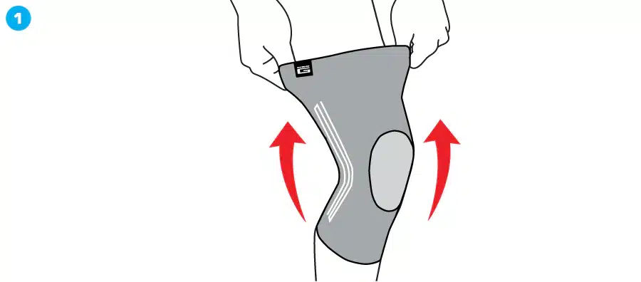 Airflow Plus Stabilized Knee Support How to Apply