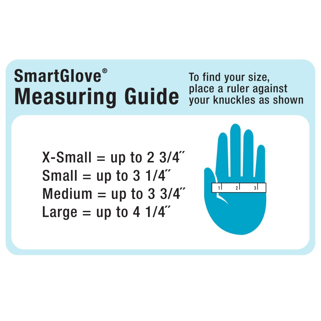 IMAK SmartGlove Carpal Tunnel Gloves Measuring Guide