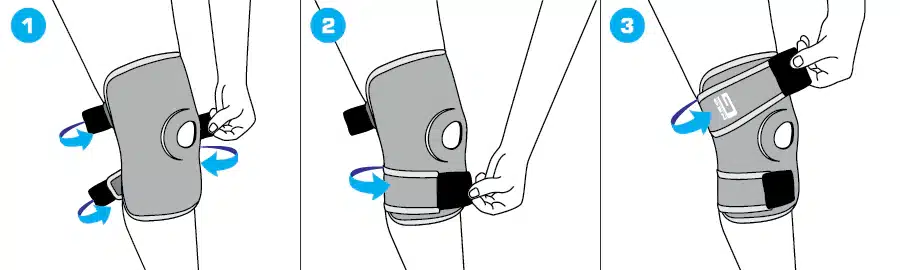 Knee Support Open Patella How to Apply
