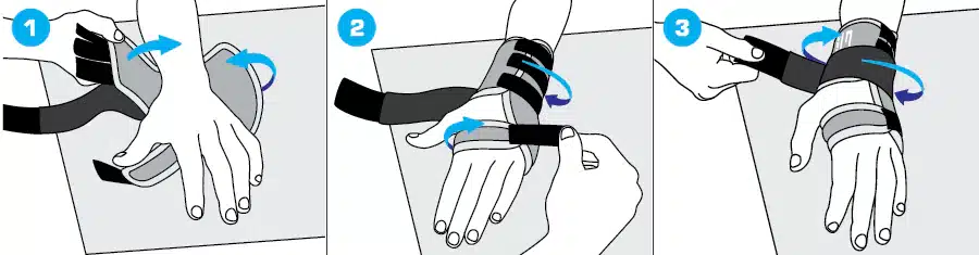 Neo G Stabilized Wrist Brace How to Apply